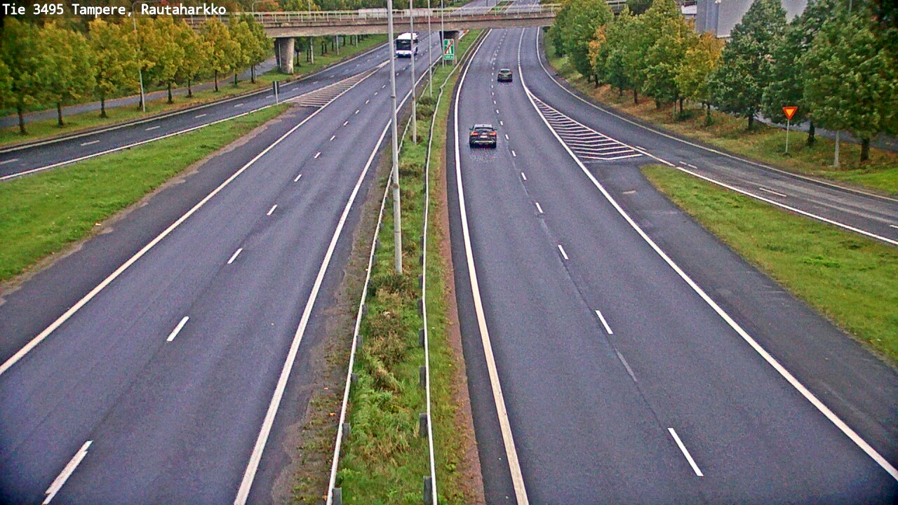 Weather Camera Image Väg 3495 Tammerfors, Rautaharkko, Tampere, Pirkanmaa