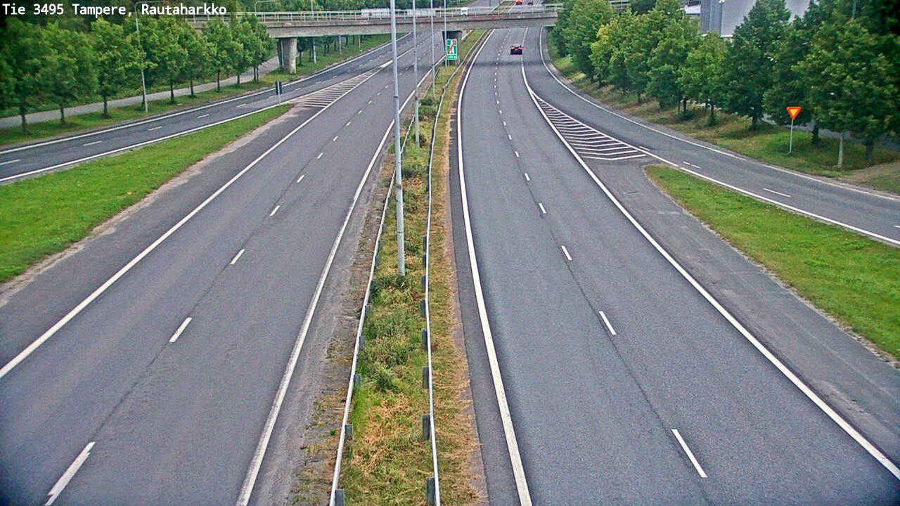 Weather Camera Image Road 3495 Tampere, Rautaharkko, Tampere, Pirkanmaa