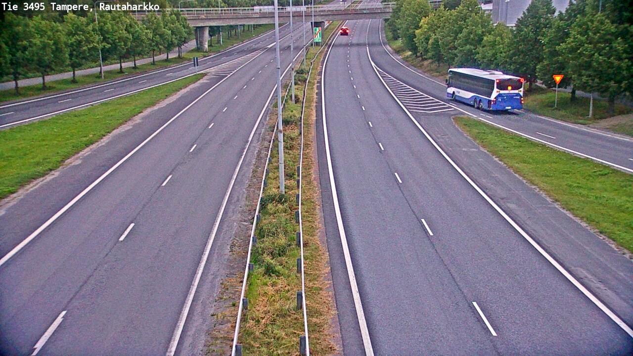 Weather Camera Image Road 3495 Tampere, Rautaharkko, Tampere, Pirkanmaa