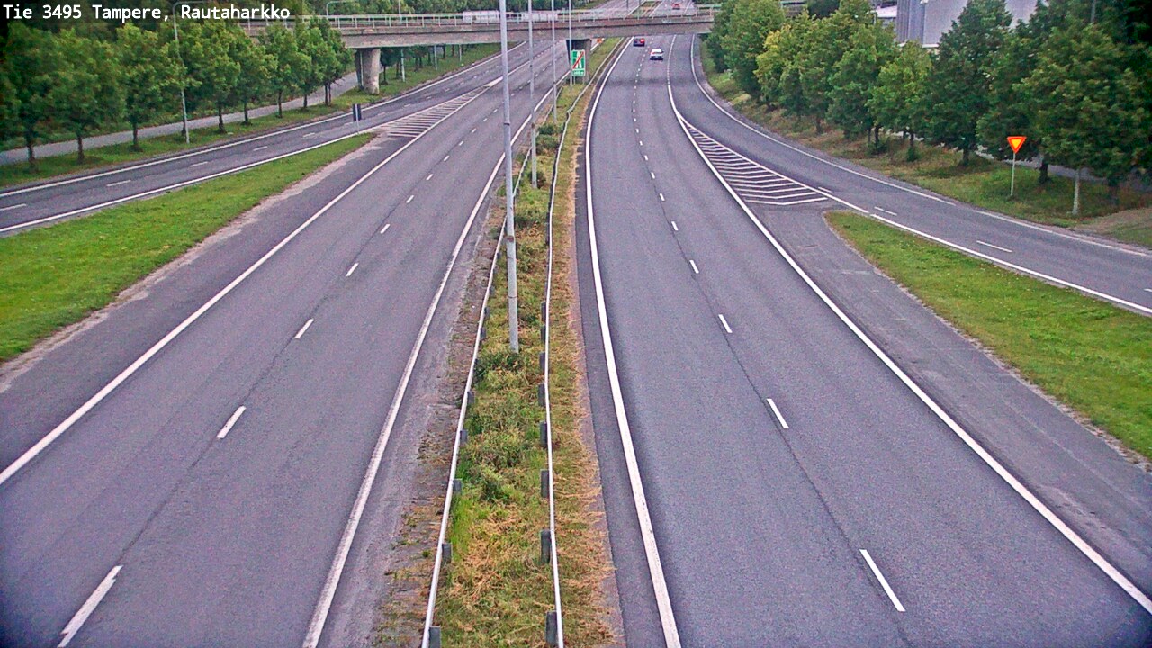 Weather Camera Image Road 3495 Tampere, Rautaharkko, Tampere, Pirkanmaa