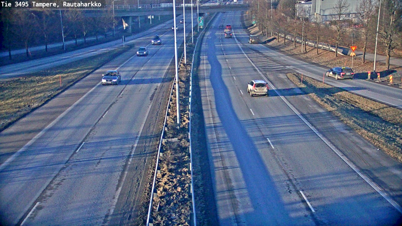 Weather Camera Image Road 3495 Tampere, Rautaharkko, Tampere, Pirkanmaa
