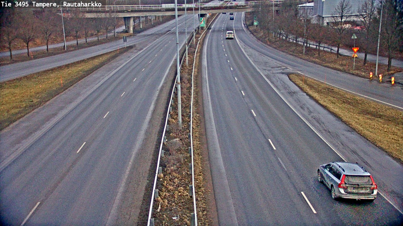 Weather Camera Image Road 3495 Tampere, Rautaharkko, Tampere, Pirkanmaa