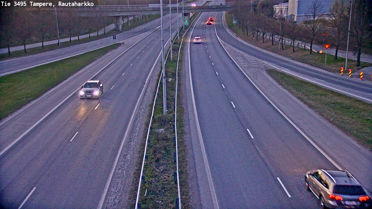 Weather Camera Image Road 3495 Tampere, Rautaharkko, Tampere, Pirkanmaa