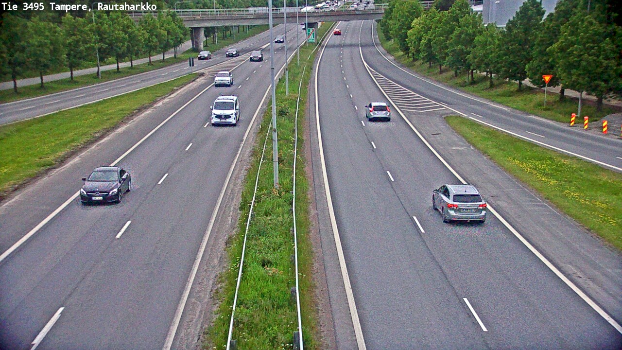Weather Camera Image Väg 3495 Tammerfors, Rautaharkko, Tampere, Pirkanmaa