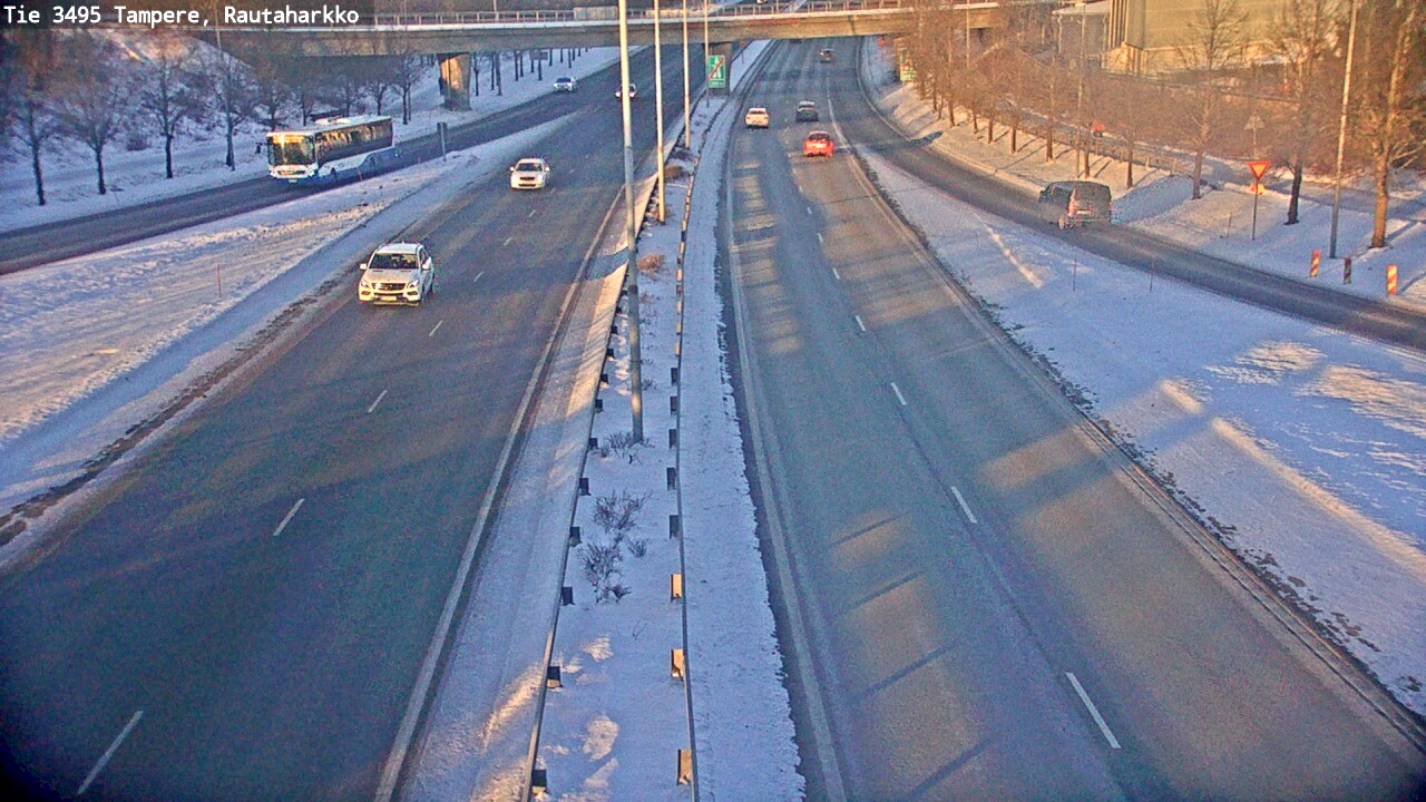 Weather Camera Image Road 3495 Tampere, Rautaharkko, Tampere, Pirkanmaa