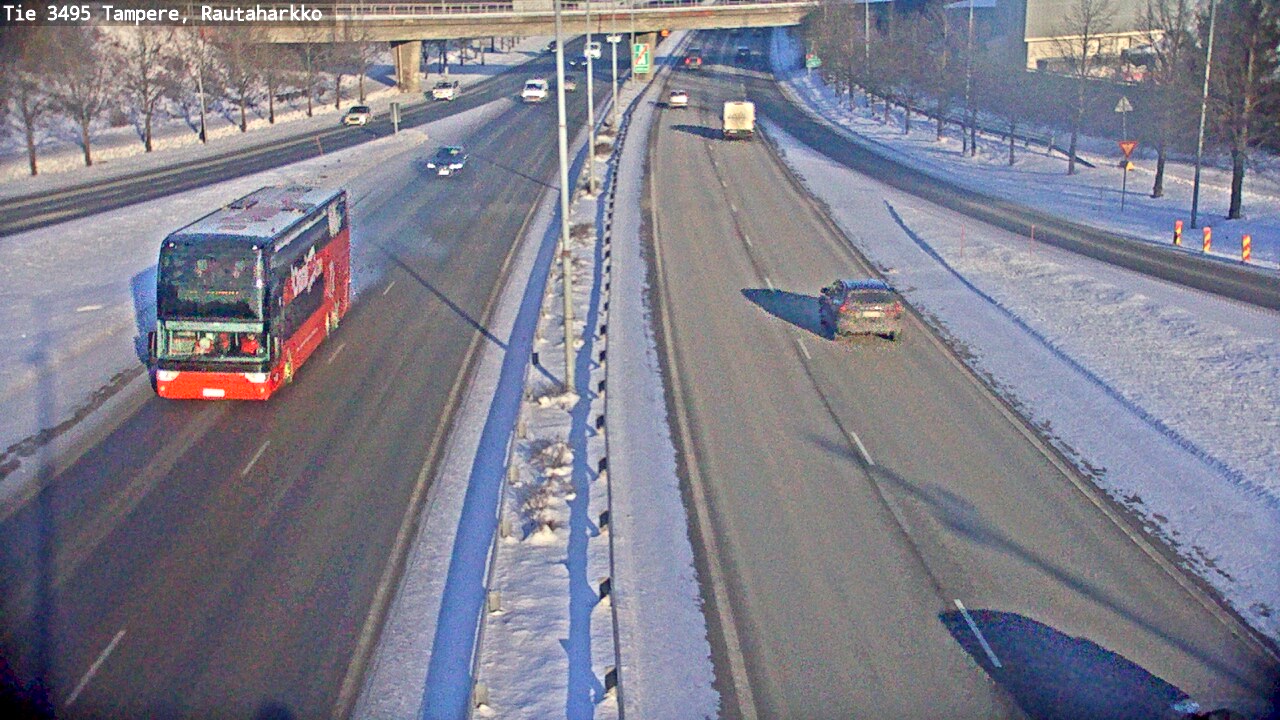 Weather Camera Image Road 3495 Tampere, Rautaharkko, Tampere, Pirkanmaa