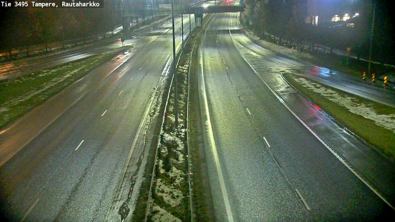 Weather Camera Image Väg 3495 Tammerfors, Rautaharkko, Tampere, Pirkanmaa