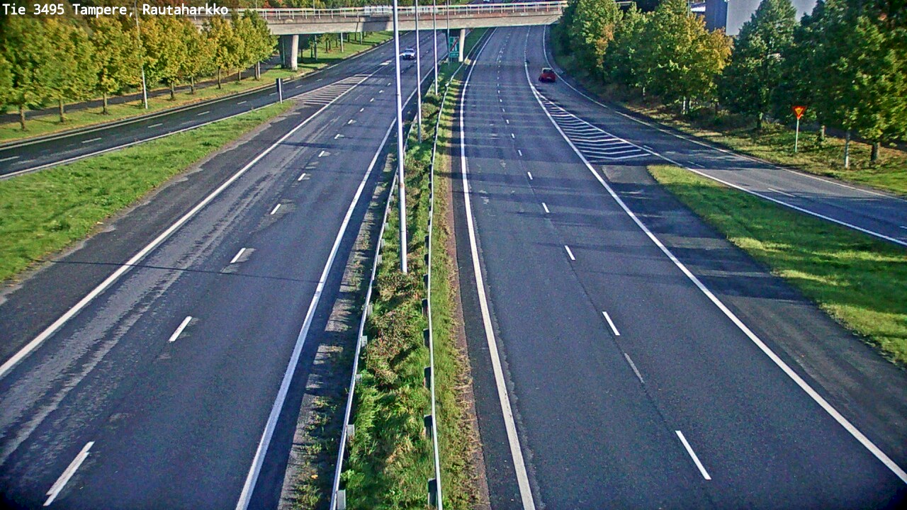 Weather Camera Image Väg 3495 Tammerfors, Rautaharkko, Tampere, Pirkanmaa