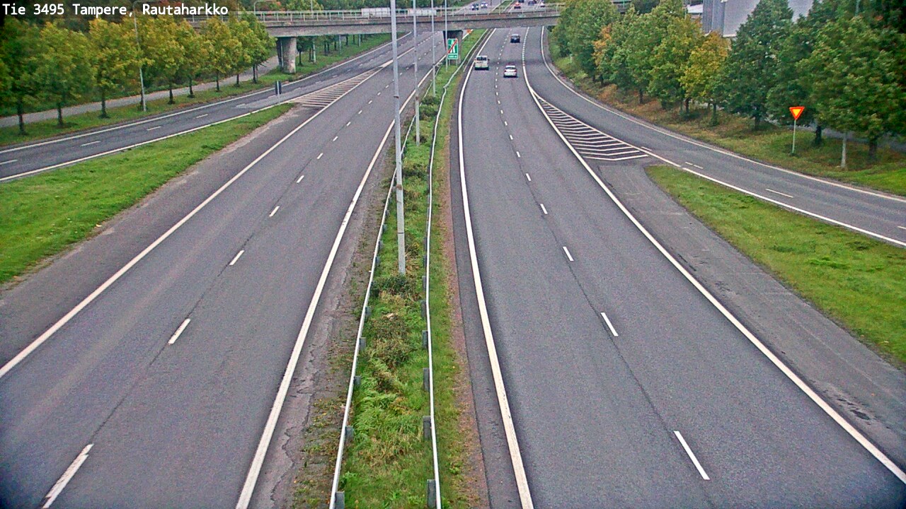 Weather Camera Image Väg 3495 Tammerfors, Rautaharkko, Tampere, Pirkanmaa