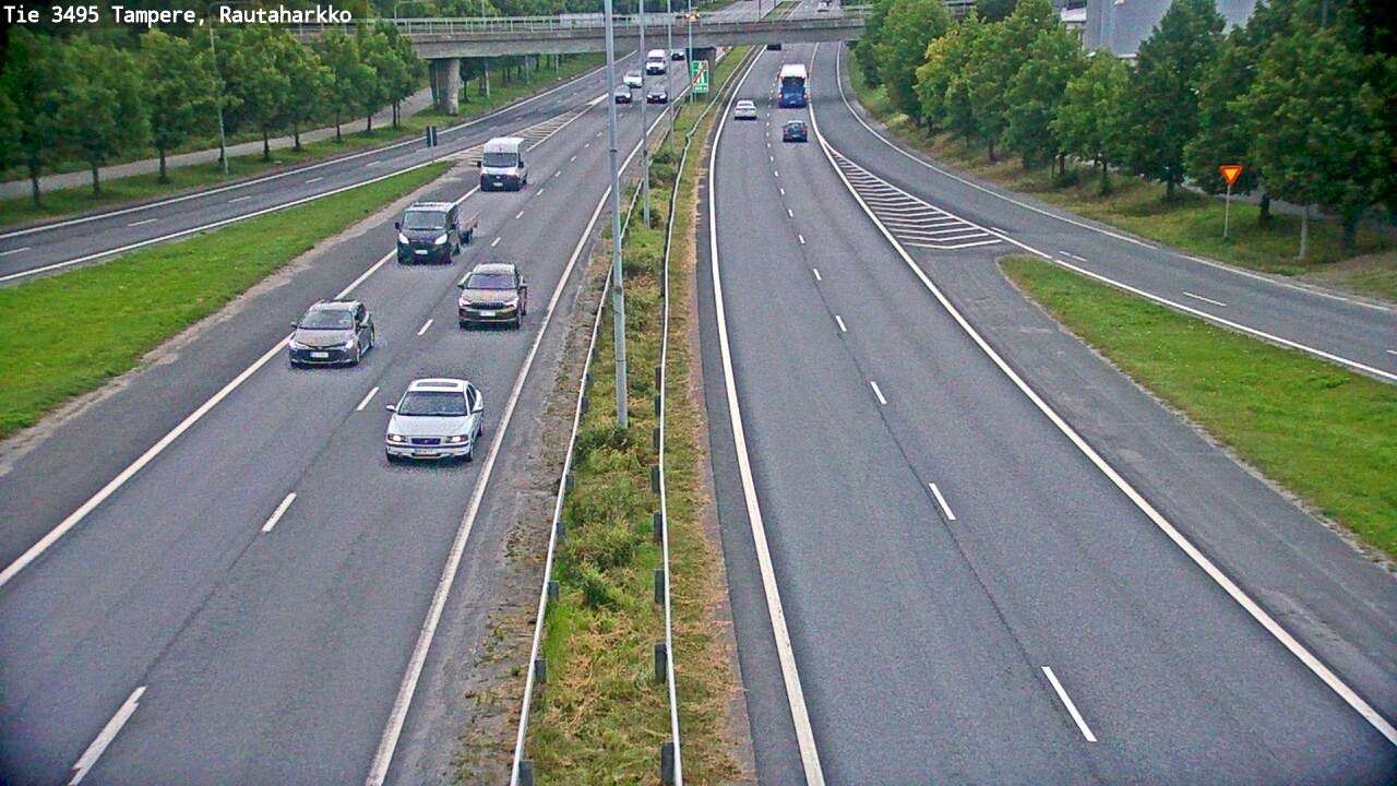 Weather Camera Image Road 3495 Tampere, Rautaharkko, Tampere, Pirkanmaa