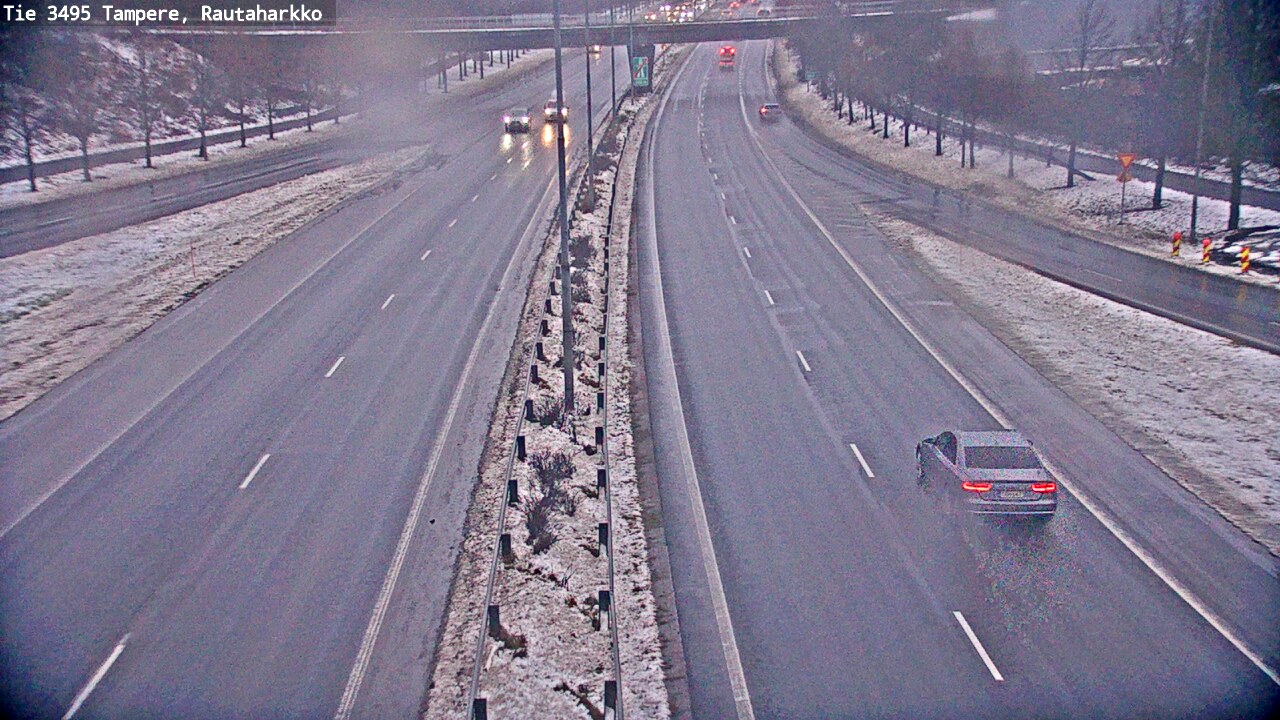 Weather Camera Image Väg 3495 Tammerfors, Rautaharkko, Tampere, Pirkanmaa