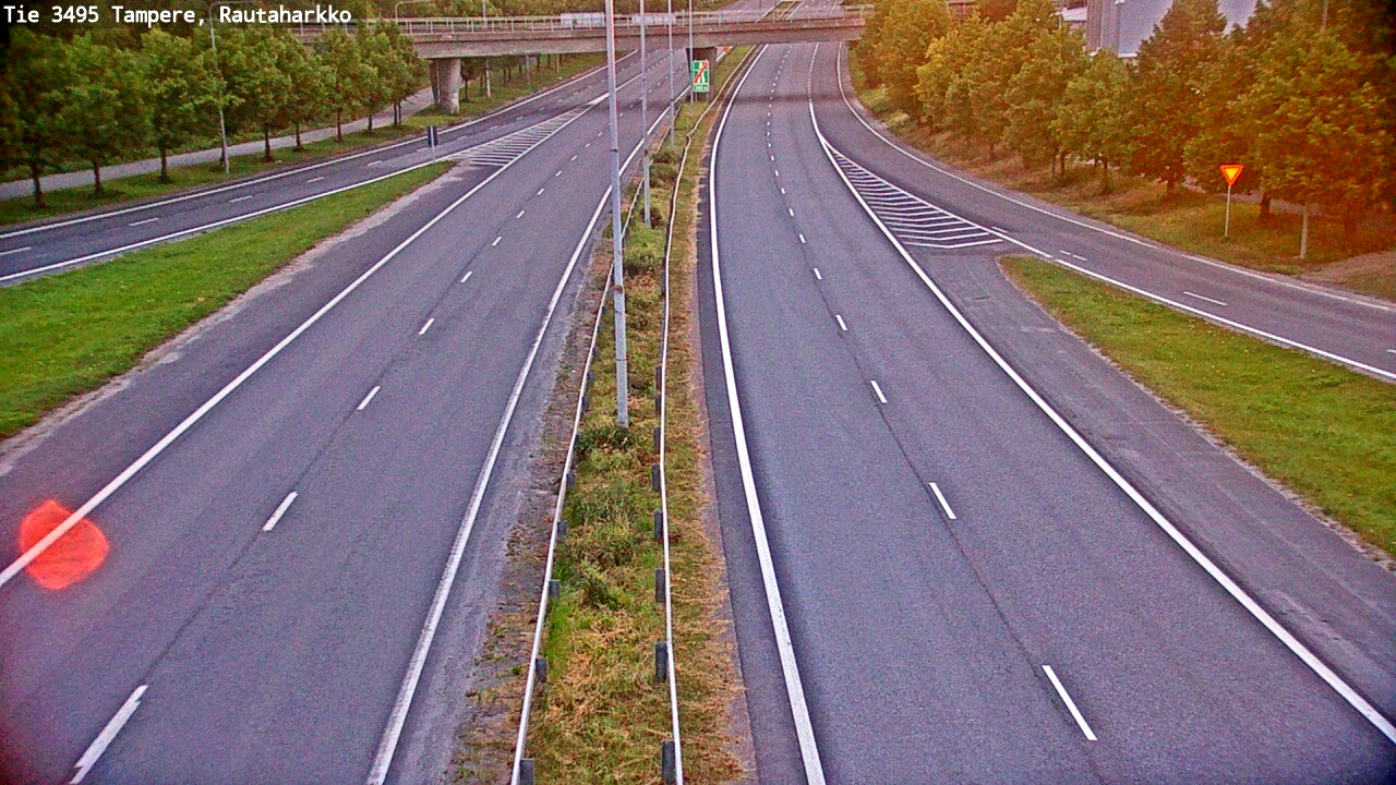 Weather Camera Image Road 3495 Tampere, Rautaharkko, Tampere, Pirkanmaa