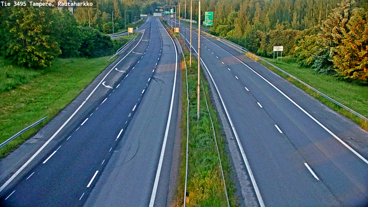 Kelikamerat Kuva Tie 3495 Tampere, Rautaharkko, Tampere, Pirkanmaa