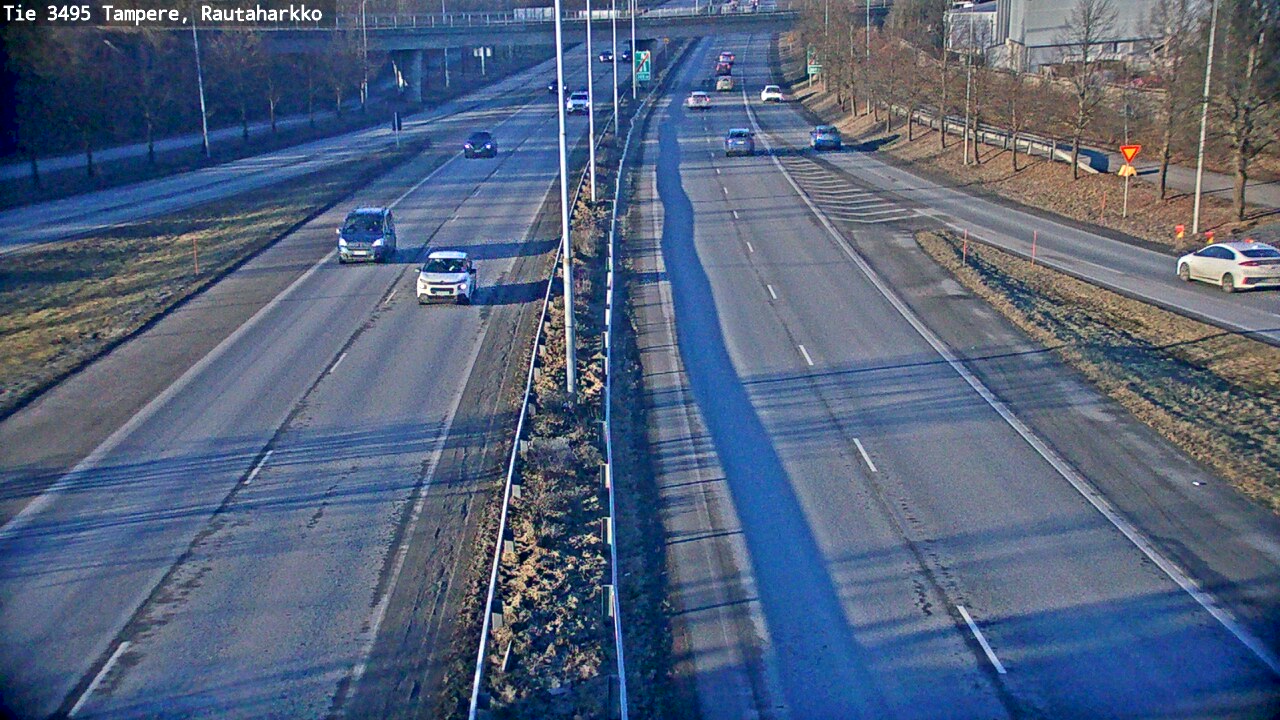 Weather Camera Image Road 3495 Tampere, Rautaharkko, Tampere, Pirkanmaa