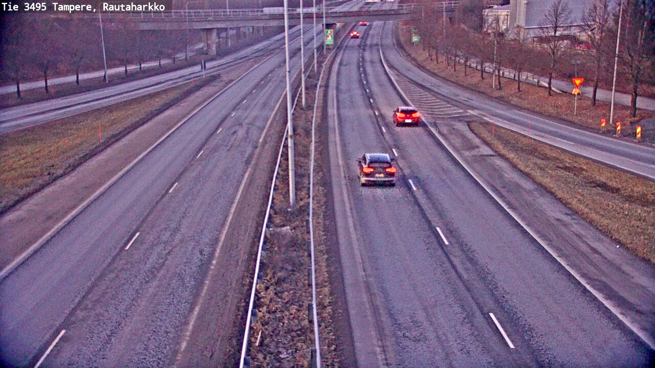 Weather Camera Image Road 3495 Tampere, Rautaharkko, Tampere, Pirkanmaa