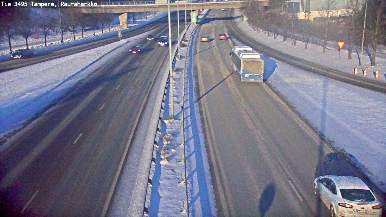 Weather Camera Image Road 3495 Tampere, Rautaharkko, Tampere, Pirkanmaa