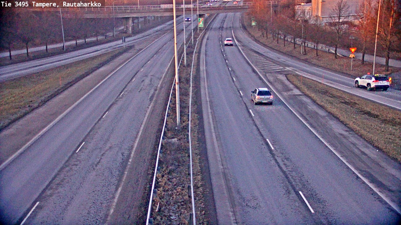 Weather Camera Image Road 3495 Tampere, Rautaharkko, Tampere, Pirkanmaa
