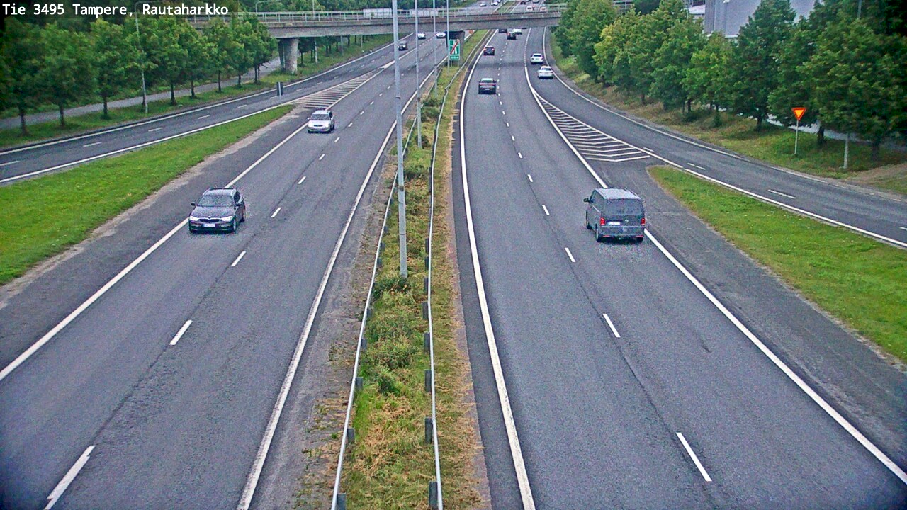 Weather Camera Image Road 3495 Tampere, Rautaharkko, Tampere, Pirkanmaa