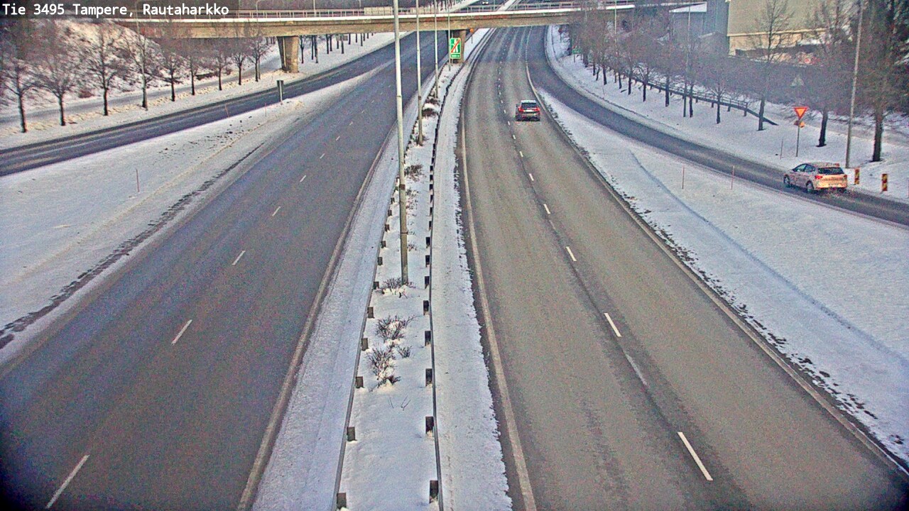 Weather Camera Image Road 3495 Tampere, Rautaharkko, Tampere, Pirkanmaa