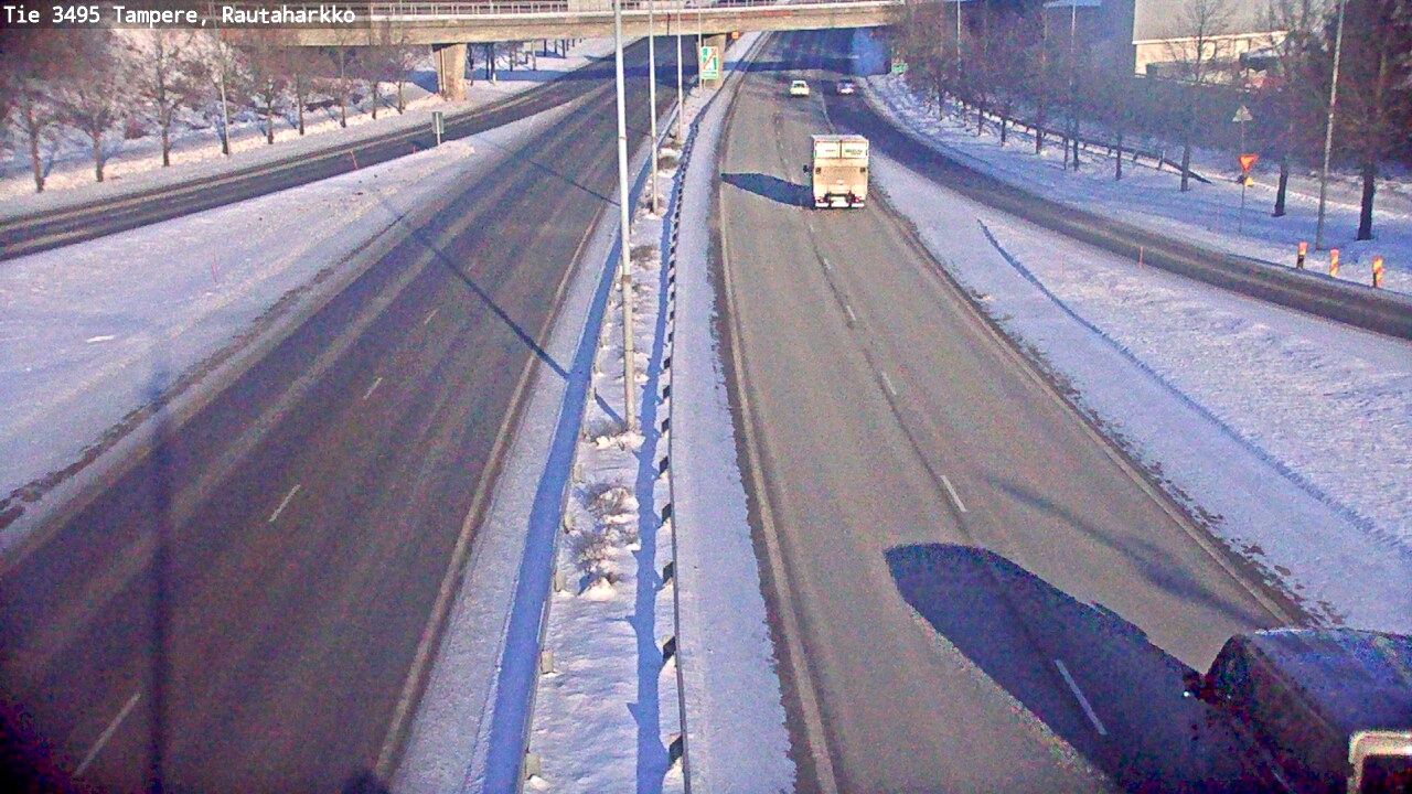Weather Camera Image Road 3495 Tampere, Rautaharkko, Tampere, Pirkanmaa