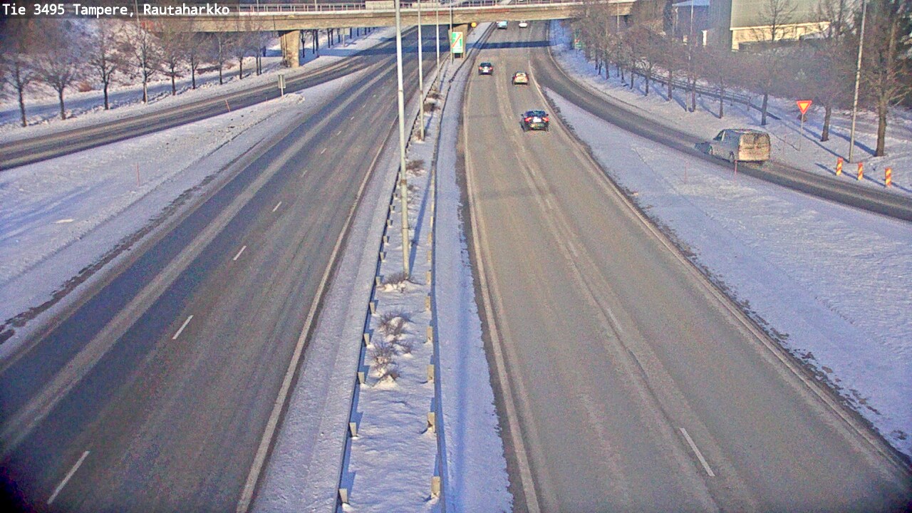 Weather Camera Image Road 3495 Tampere, Rautaharkko, Tampere, Pirkanmaa