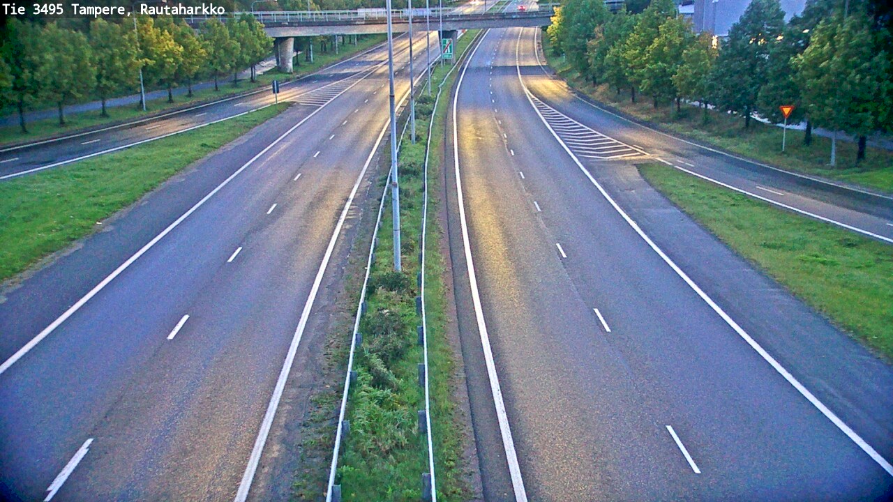 Weather Camera Image Väg 3495 Tammerfors, Rautaharkko, Tampere, Pirkanmaa