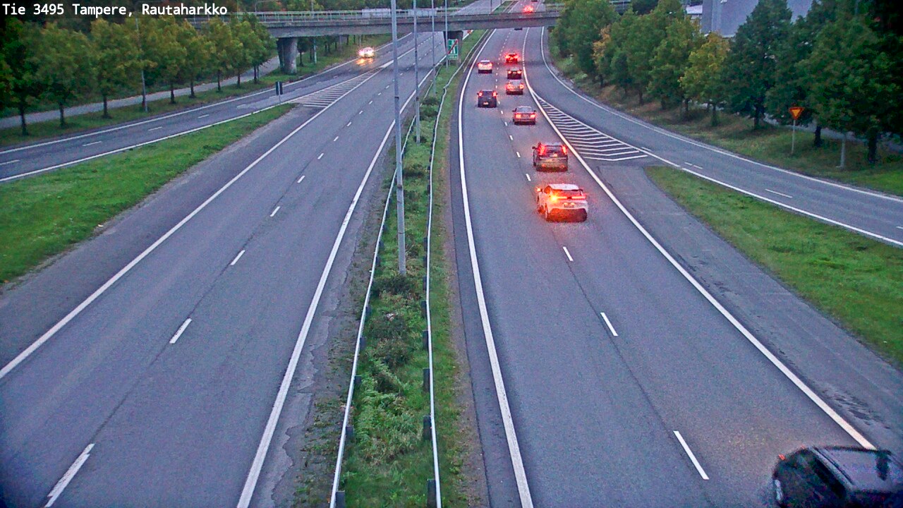 Weather Camera Image Väg 3495 Tammerfors, Rautaharkko, Tampere, Pirkanmaa