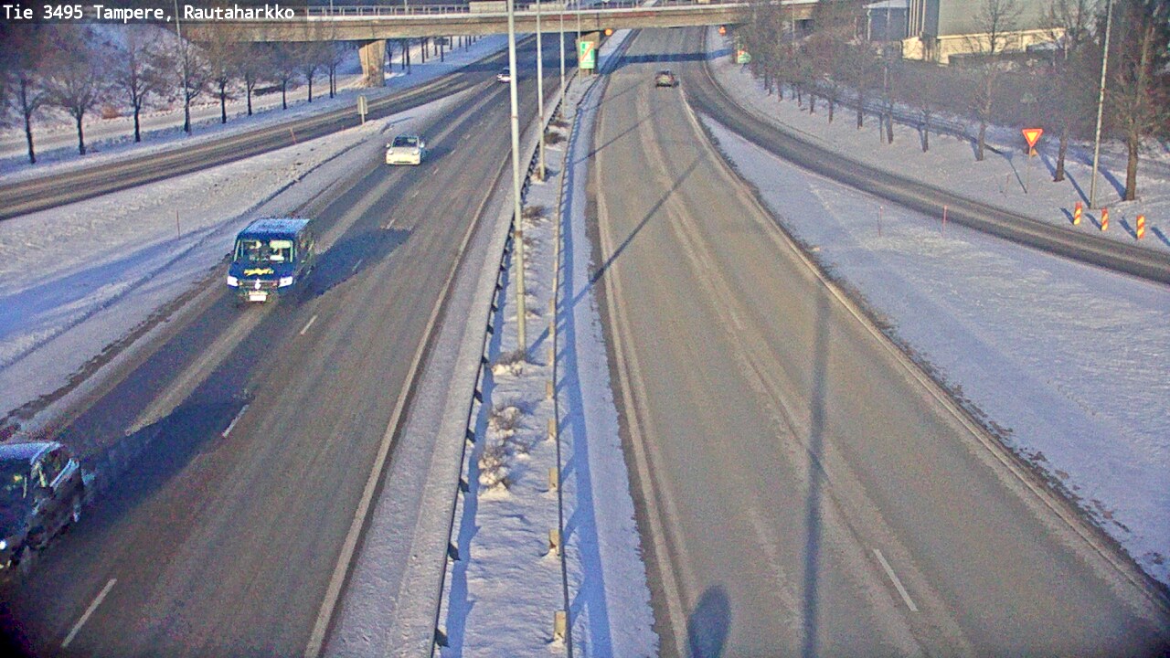 Weather Camera Image Road 3495 Tampere, Rautaharkko, Tampere, Pirkanmaa