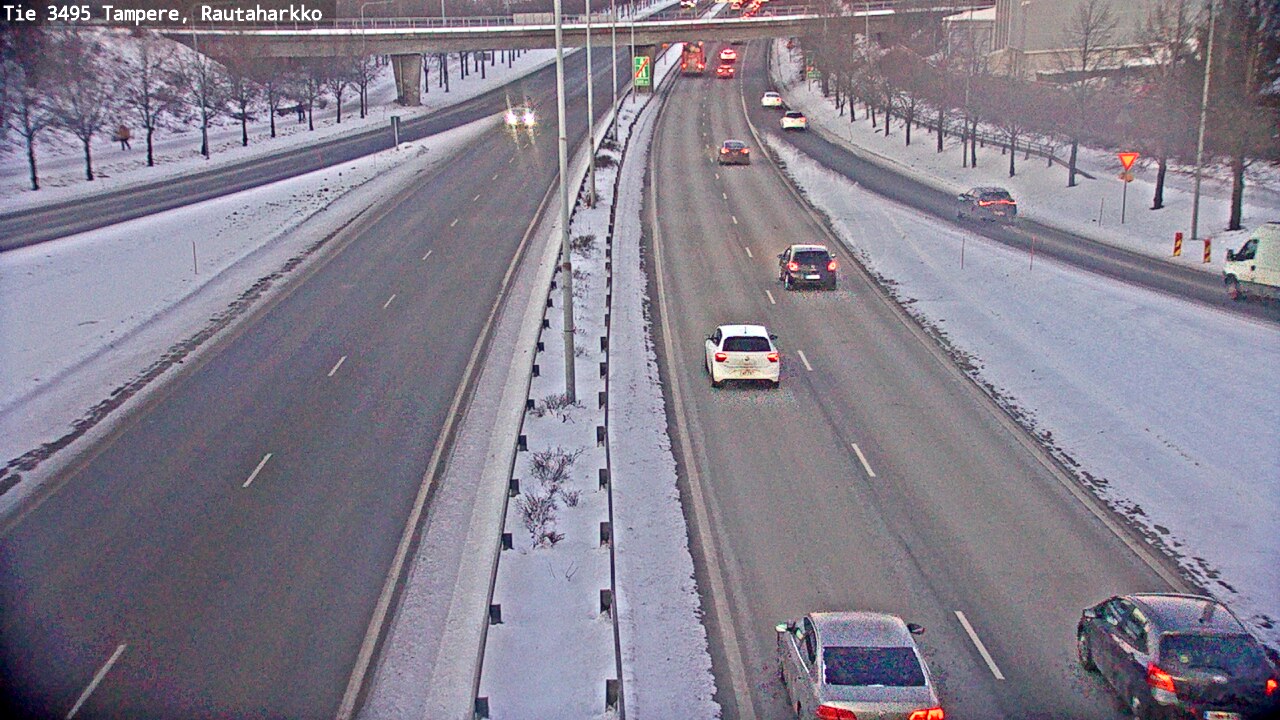 Weather Camera Image Road 3495 Tampere, Rautaharkko, Tampere, Pirkanmaa