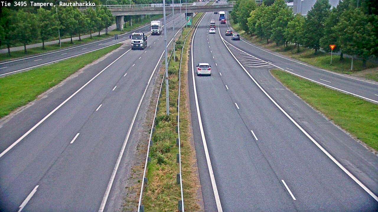 Weather Camera Image Road 3495 Tampere, Rautaharkko, Tampere, Pirkanmaa