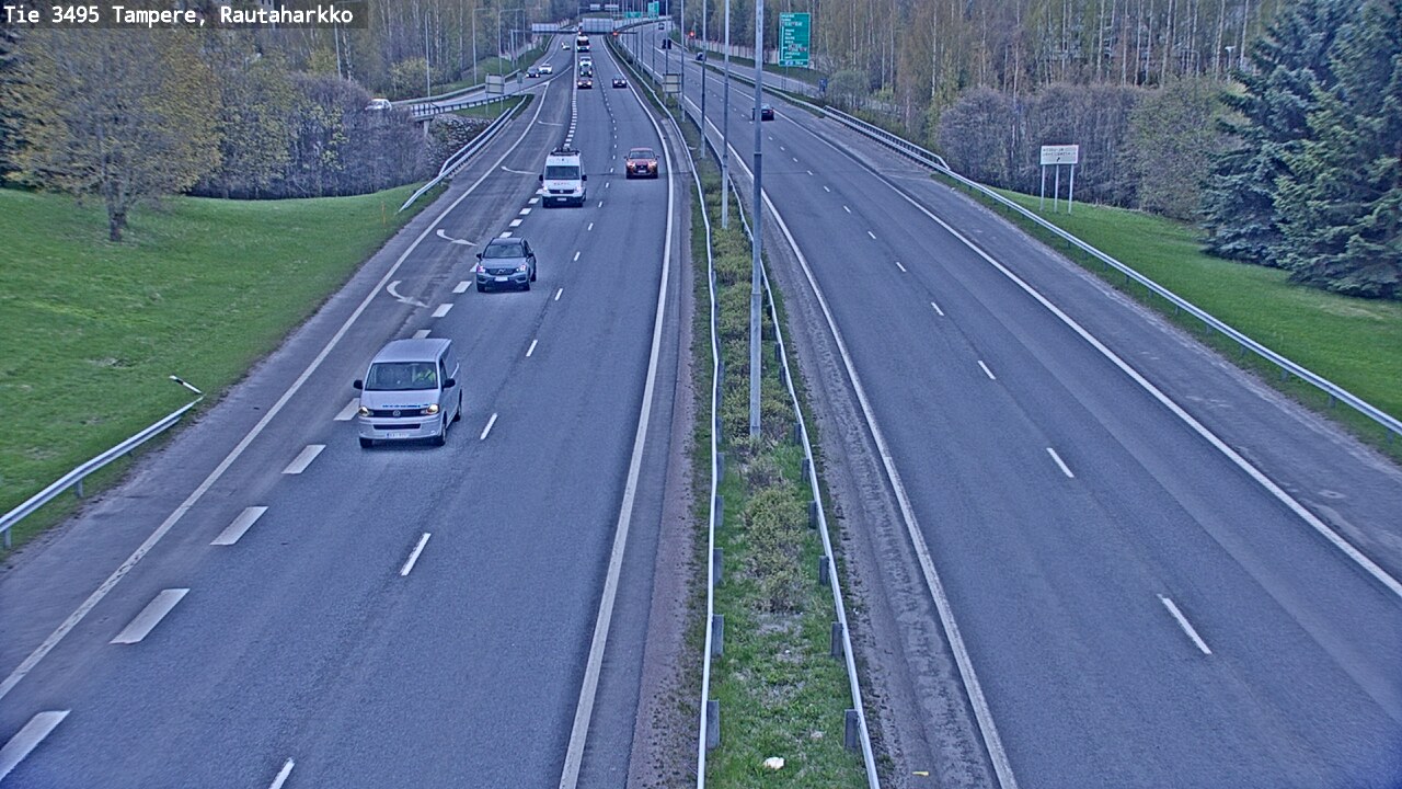 Weather Camera Image Road 3495 Tampere, Rautaharkko, Tampere, Pirkanmaa