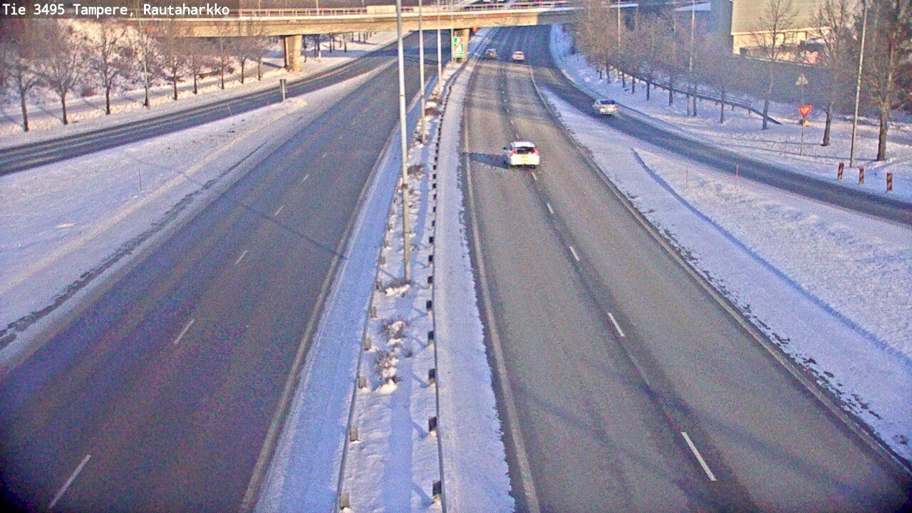 Weather Camera Image Road 3495 Tampere, Rautaharkko, Tampere, Pirkanmaa