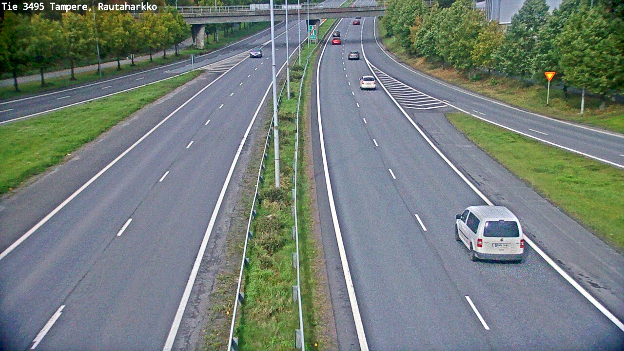 Weather Camera Image Väg 3495 Tammerfors, Rautaharkko, Tampere, Pirkanmaa