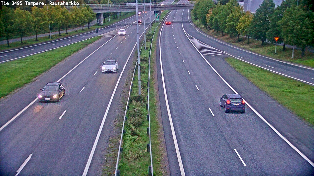 Weather Camera Image Väg 3495 Tammerfors, Rautaharkko, Tampere, Pirkanmaa
