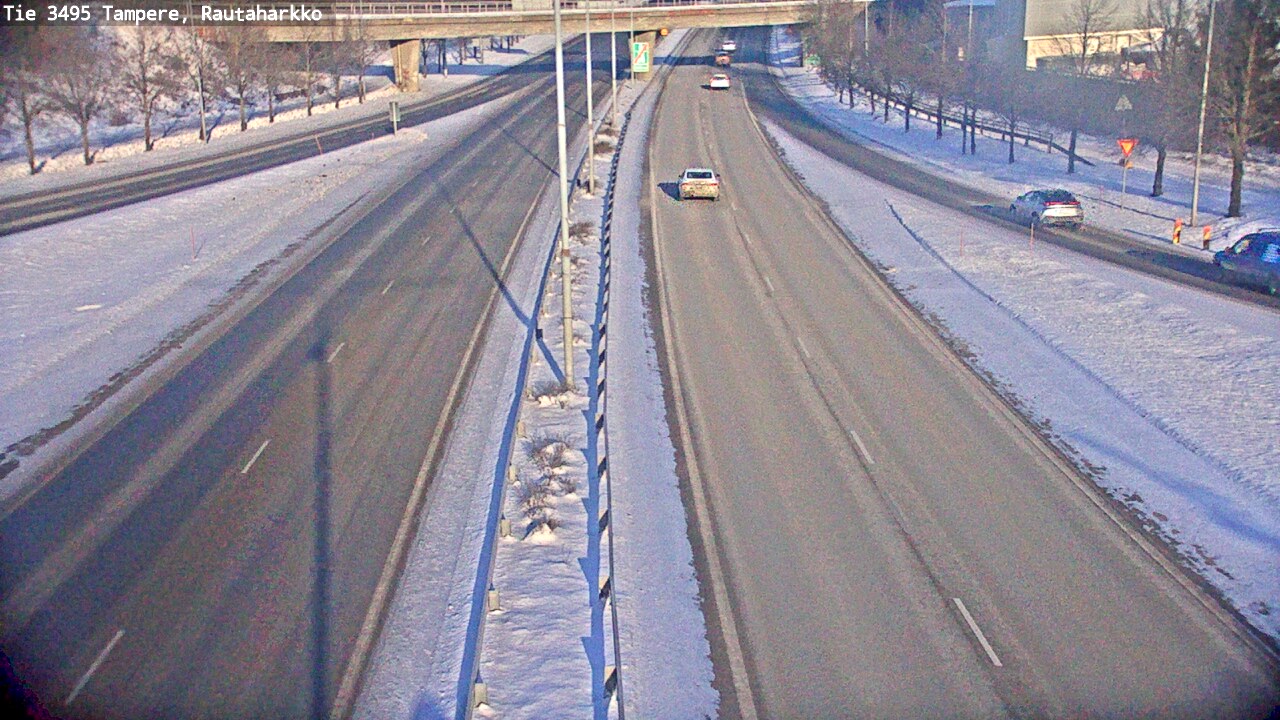 Weather Camera Image Road 3495 Tampere, Rautaharkko, Tampere, Pirkanmaa