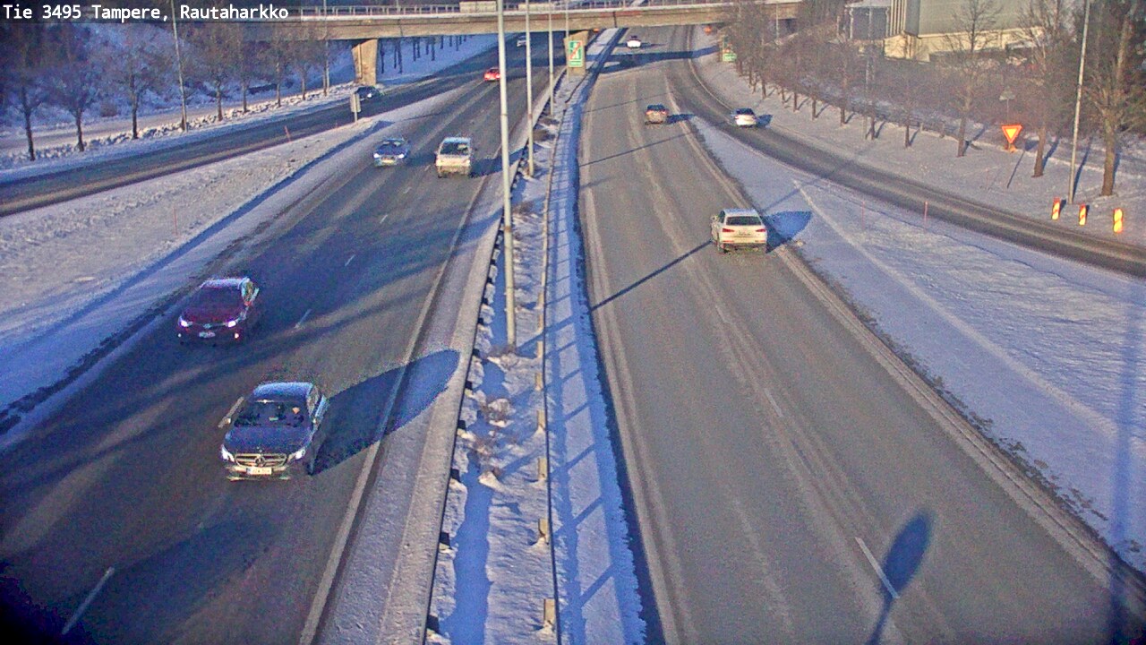 Weather Camera Image Road 3495 Tampere, Rautaharkko, Tampere, Pirkanmaa