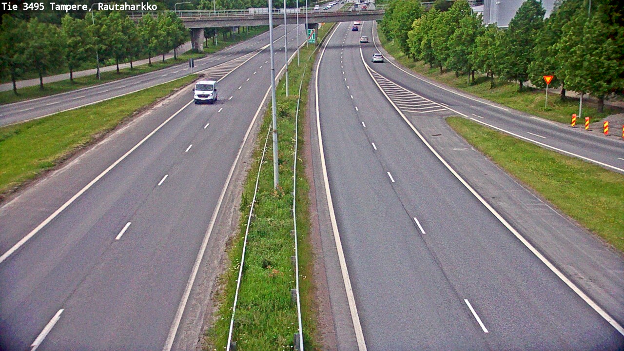 Weather Camera Image Väg 3495 Tammerfors, Rautaharkko, Tampere, Pirkanmaa