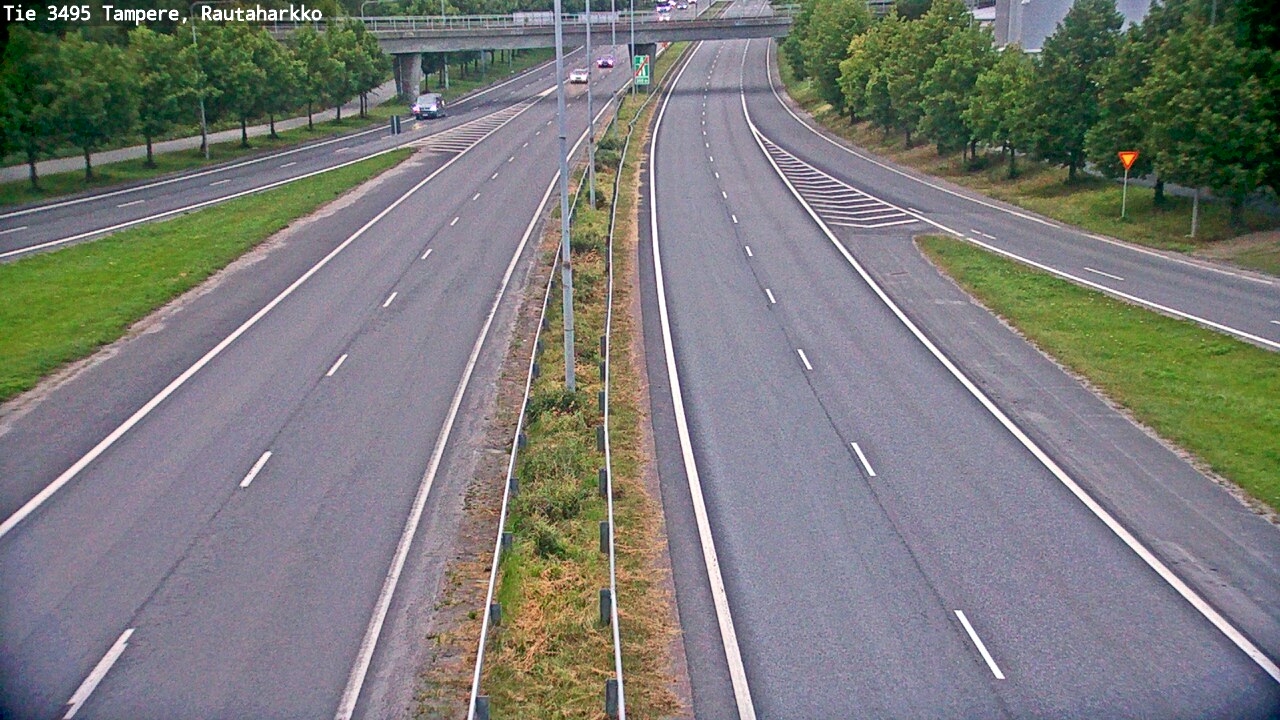 Weather Camera Image Road 3495 Tampere, Rautaharkko, Tampere, Pirkanmaa