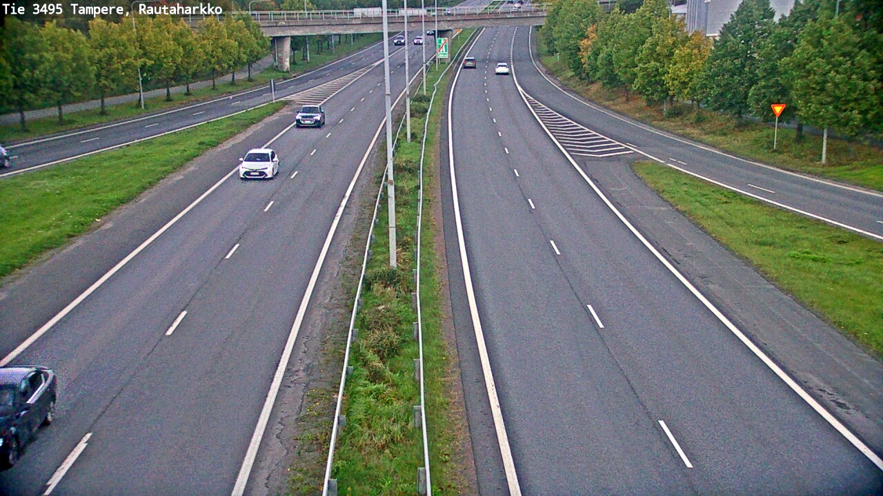 Weather Camera Image Väg 3495 Tammerfors, Rautaharkko, Tampere, Pirkanmaa