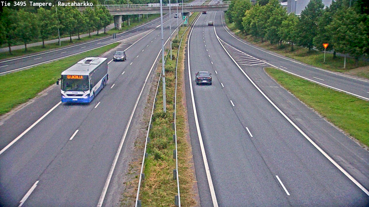 Weather Camera Image Road 3495 Tampere, Rautaharkko, Tampere, Pirkanmaa