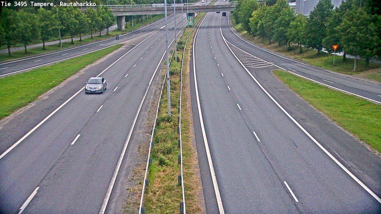 Weather Camera Image Road 3495 Tampere, Rautaharkko, Tampere, Pirkanmaa