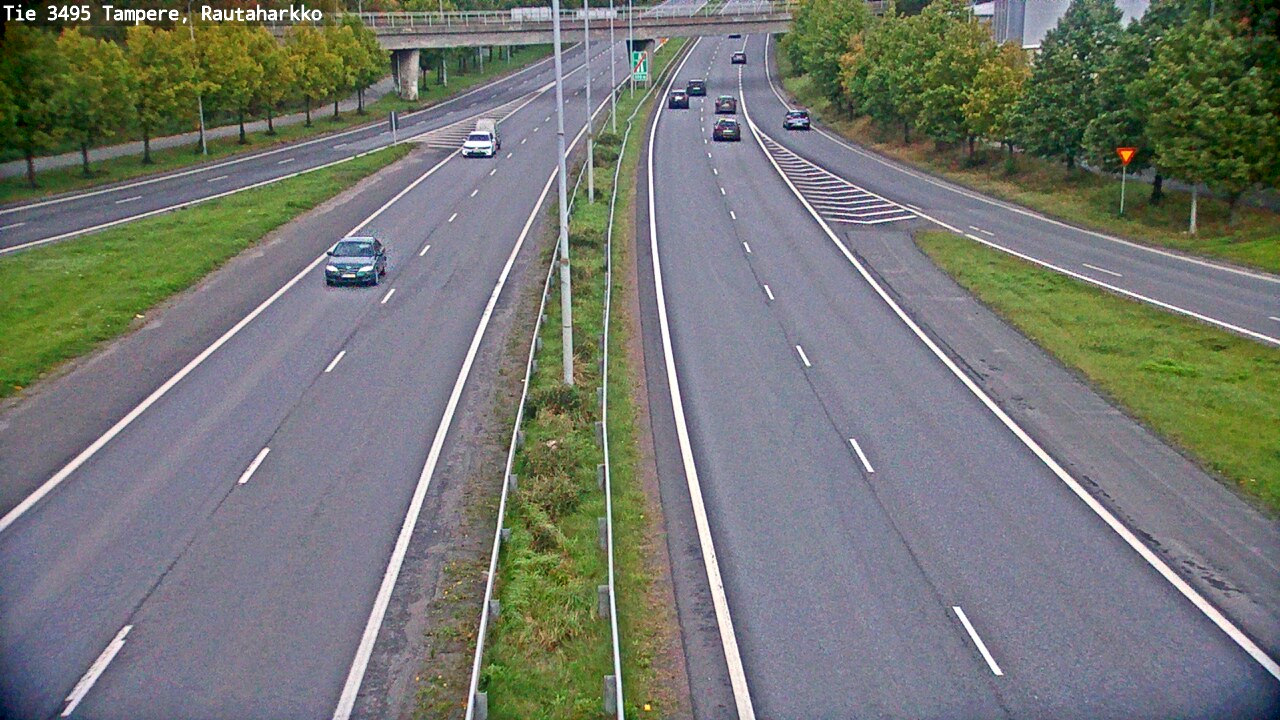 Weather Camera Image Väg 3495 Tammerfors, Rautaharkko, Tampere, Pirkanmaa