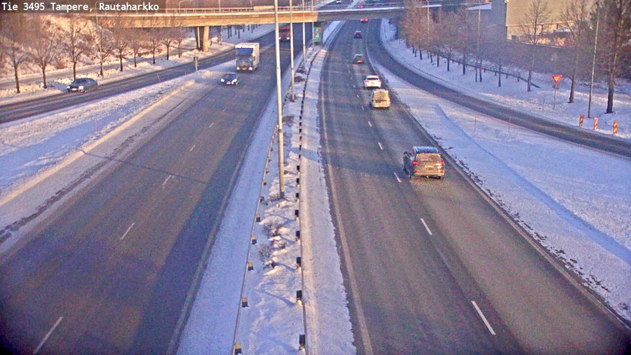 Weather Camera Image Road 3495 Tampere, Rautaharkko, Tampere, Pirkanmaa