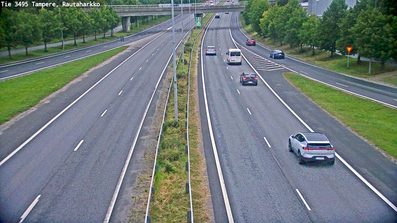 Weather Camera Image Road 3495 Tampere, Rautaharkko, Tampere, Pirkanmaa