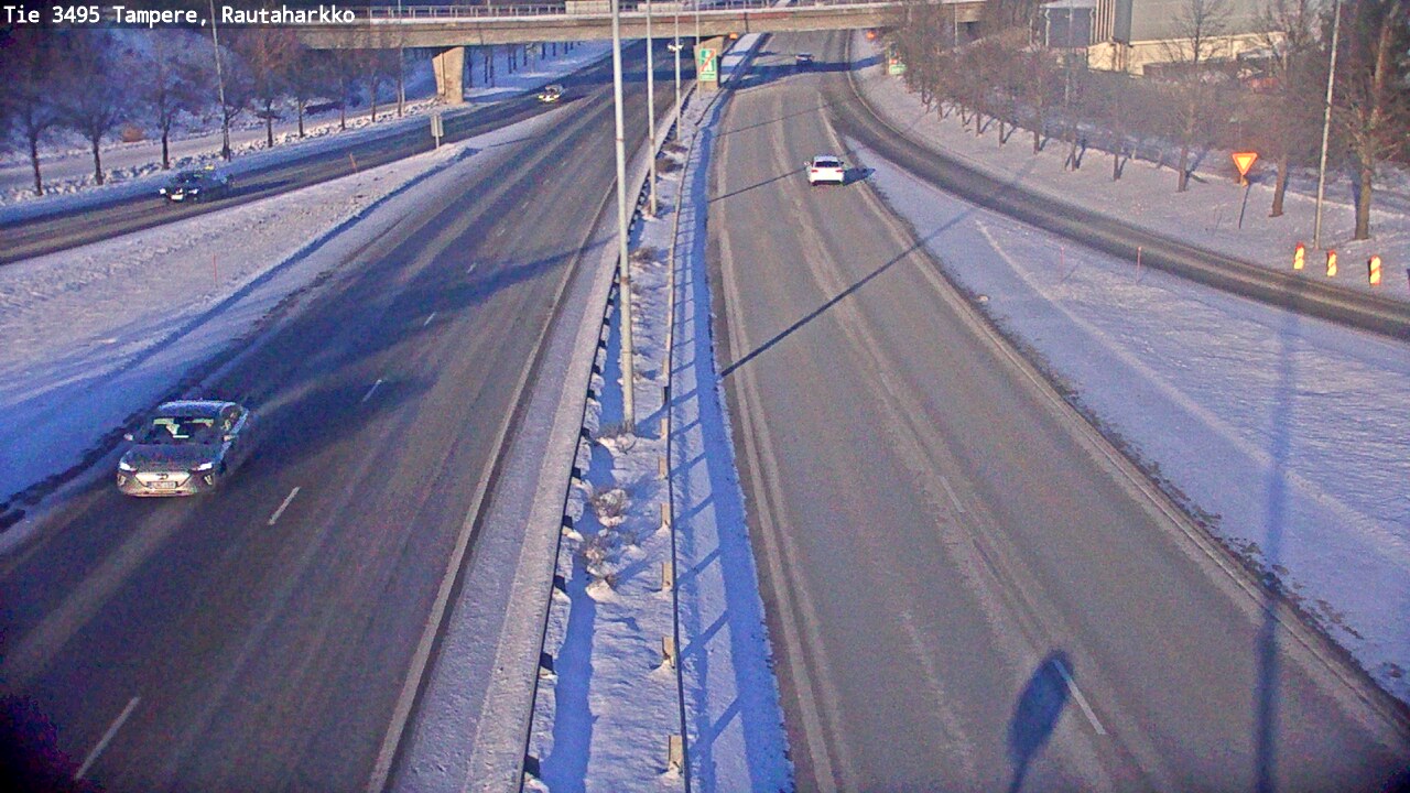 Weather Camera Image Road 3495 Tampere, Rautaharkko, Tampere, Pirkanmaa