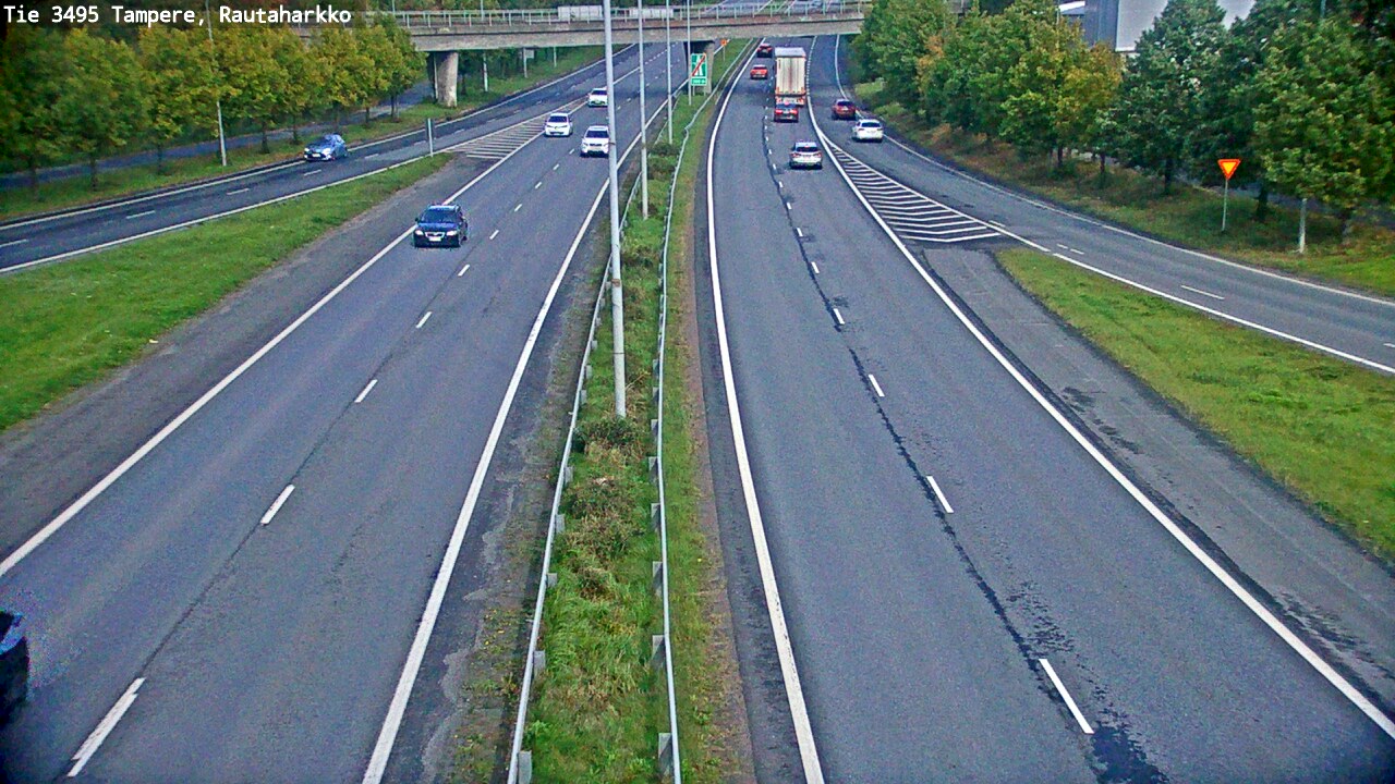 Weather Camera Image Väg 3495 Tammerfors, Rautaharkko, Tampere, Pirkanmaa