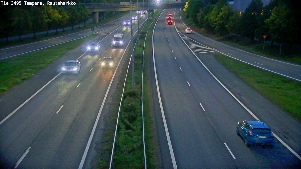 Weather Camera Image Väg 3495 Tammerfors, Rautaharkko, Tampere, Pirkanmaa