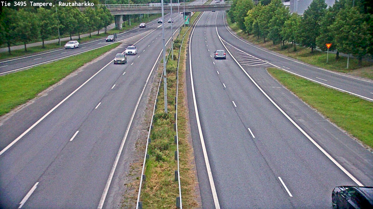 Weather Camera Image Road 3495 Tampere, Rautaharkko, Tampere, Pirkanmaa