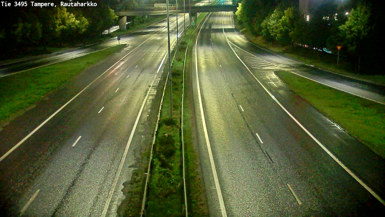 Weather Camera Image Väg 3495 Tammerfors, Rautaharkko, Tampere, Pirkanmaa