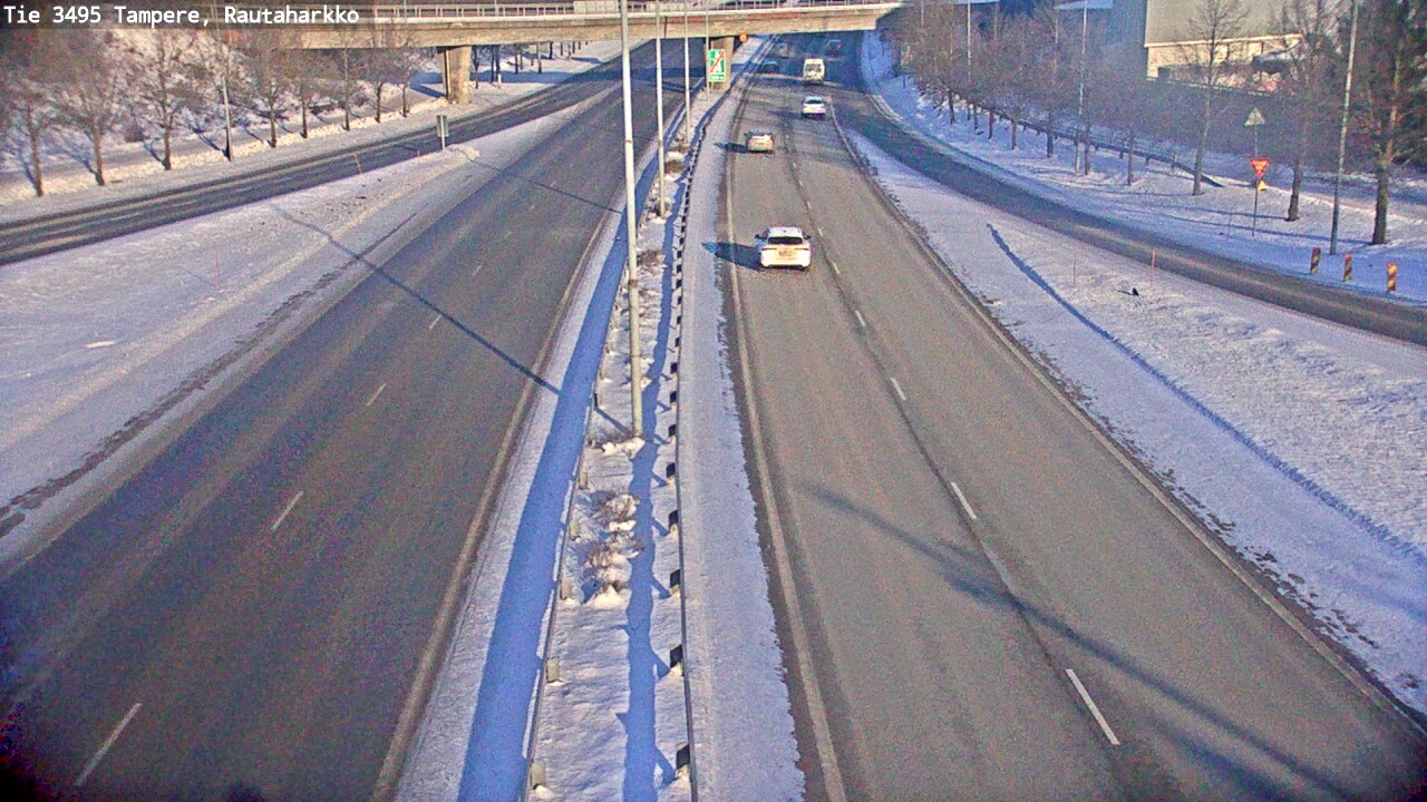 Weather Camera Image Road 3495 Tampere, Rautaharkko, Tampere, Pirkanmaa